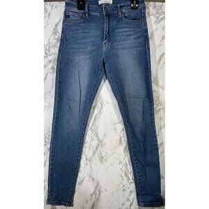 KanCan Womens High-Rise Skinny Jeans Size 9/28 Cotton Polyester Blend Blue